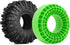 INJORA Silicone Rubber Insert Foam for 1.9" Wheel Tires, 118-122mm 4.75" OD, Large Green