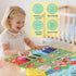 Zitranse 3-in-1 1 2 3 4 5 Musical Mats,Kids Floor Piano Drum Animal Music PlayMat,Montessori Sensory Early Educational