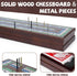 Set, Sets Wooden Cribbage Board Game Premium Wooden Board with Magnetic Lock and Metal Pegs, Strategy Card Game