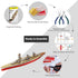 Piececool 3D Metal Puzzle Warship Model Kits, Fuso Battleship DIY Building Kits for Adults, 330 Pcs Brain Teaser