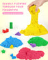 6 11lbs, AtMini Play Sand with Colored Sands of Including a Sand Tray with Lid - Sensory Toy Kits and Sand Art Kits