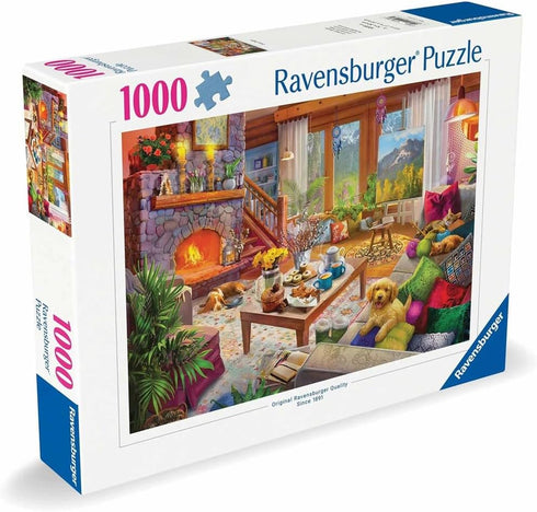 Ravensburger Cozy Cabin 1000 Piece Jigsaw Puzzle for Adults - 12000293 -