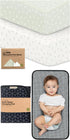 KeaBabies Waterproof Crib Sheets for Boys, Girls and Portable Diaper Changing Pad -