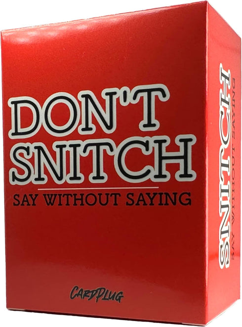 Don't Snitch - Exciting Family Card Game for Urban Culture, Fun-Filled Word Game for Family Nights