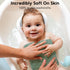 12''X12'', 6 Pack, 100% Unnivoll Muslin Burp Cloths Baby Baby Washcloths Cotton Baby Wash Cloths Absorbent and Soft