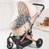Portable Daisy Print Mosquito Net for Stroller, Baby Pram Netting Cover, Bug Net for Strollers, Bassinets, Cradles
