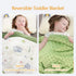 47x59 Inch, Toddler Comforter Lightweight Down Alternative Quilted Blanket for Crib & Toddler Bed, Soft Minky Dots Baby