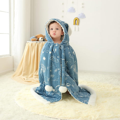 Insular Kids Hooded Car Seat Poncho - Baby Girls Cloak Coat