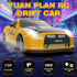 1/24 2.4GHz 4WD RC Drift Car Remote Control Car, High Speed Drifting RC Cars with LED Lights, Rechargeable Batteries