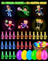24 Pack CPSYUB Easter Egg Fillers for Kids, Glow in the Dark LED Finger Lights Easter Toys with Football Pattern