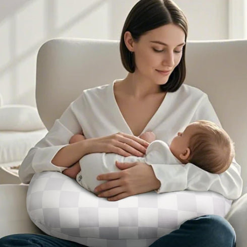 Nursing Pillow Cover, Soft Stretchy Removable Slipcover for Breastfeeding Pillows,Comfortable Nursing Pillow Case