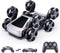 Bsgifts Remote Control Car, 8 Wheels RC Stunt Car with LED Lights