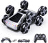 Bsgifts Remote Control Car, 8 Wheels RC Stunt Car with LED Lights