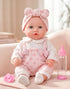 12" Playset Girls,12 Inch Set 3+ Girl Baby Doll With Accessories And Clothes In Gift Box For Little Small Realistic