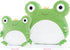 2PC (15+10Inches) Lazada Frogs Kids Pillow Toys Plush Pillows Soft Gifts for Toddler Green