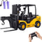 9-Channel Remote Control Forklift Truck 1:18 Scale Construction Toy, Realistic Sounds, High-Grip
