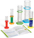 hand2mind Starter Science Graduated Cylinder Set - Science Lab Equipment for Kids, Educational Chemistry Kits (Set of 5)