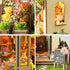 Book Nook Kit - DIY Miniature Dollhouse Booknook Kit with Light, Bookend Bookshelf Decor for Adults, Gifts for Family