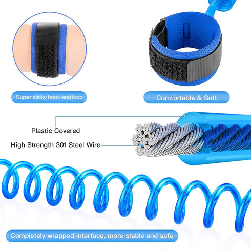 Anti Lost Wrist Link for Toddlers, Safety Toddler Leash, Children's Safety Wristband for Outdoor Family Travel