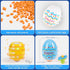 6-Pack 3+ TERRAMUS Easter Eggs Toys, Light Up Easter Basket Stuffers, Lighting, Singing, Spinning Tops, Party Favors