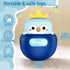 Yaozyety 3-12 Baby Penguin Wobble Toys, Infant Roly-Poly Tumbler Musical Wobbler, Babies Sensory Development & Teething