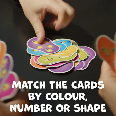 Blue Orange Games Pear Shaped Card Game - Family or Adult Speed Matching Game for 1 to 8 Players