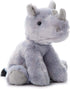 The Petting Zoo Rhino Plush Toy, Gifts for Kids, Wild Onez Zoo Animals (8 inches)