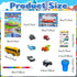 72 Set, Cinrobiye Pcs Transportation Party Favors Vehicle Car Coloring Books Crayons Tattoos Stickers Stampers