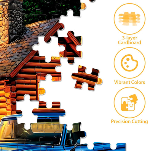 BraniacBits 300 300 20.515 Piece Jigsaw Puzzle for Adults, Deer Forest Puzzles Pieces for Adults Fit Together