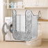 fernfern Kitchen Wipes Storage Box,Wall Mounted Flushable Wipes Holder,Clear Wipes Dispenser Wipe Tissue Storage Box