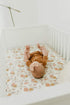Ferra Copper Pearl Premium Knit Crib Sheets - Breathable and Soft, Fitted for Standard Mattresses, Perfect for Baby