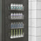 MGY 4Pack Clear Magnetic Baby Bottle Organizer for Refrigerator, Space-Saving Storage for Baby