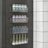MGY 4Pack Clear Magnetic Baby Bottle Organizer for Refrigerator, Space-Saving Storage for Baby