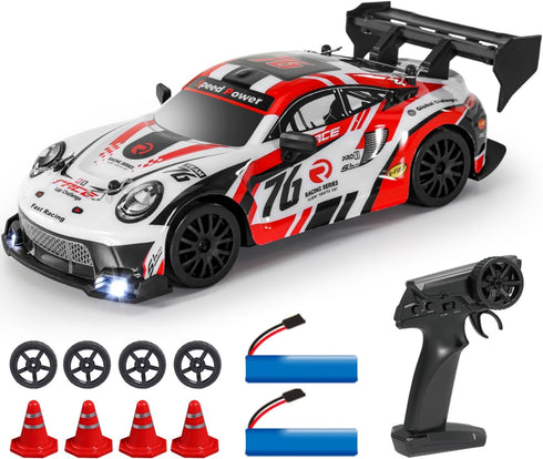 KAIMIO 1:24 Scale RC Drift Car 4WD 2.4GHz 30KM/H High Speed Racing Sport