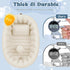 Gliizee mall 0-24 Inflatable Baby Bathtub, Collapsible Baby Bath Back Support, Portable Newborn Travel Bath tub
