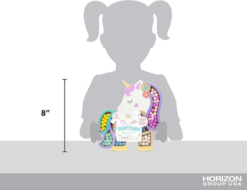 Story Magic Unicorn Bead Set, Create Your Own Magical Jewelry with 100+ Large Hole Wood Beads for Kids