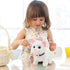 Easfan Walking Kitty Plush Toy, Electric Interactive Cat Stuffed Animal, Meowing Tail Wagging Head Nodding, Birthday