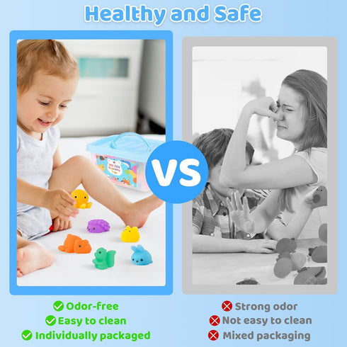 Gluaintdux 100 4-12, Pcs Party Favors & Squishy Toys Bulk for Kids Fidget Toys Sensory Stress Relief Toys for Classroom