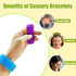 Autism,12PCS Fidget Sensory Toys for Sensory Items Autism Bracelet for Kids Audlts,Fidget Bracelet Anxiety Relief Items