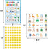 24 ceiba tree Spanish Bingo Game for Players Bilingual Vocabulary Bingo Board Game Cards Educational Toys for Words