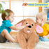 25.6 inch 5 lbs PEACH CAT Golden Retriever Dog Weighted Stuffed Animals Large Weighted Plush Soft Puppy Plushies Toys