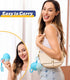 Sunscreen Applicator Brush Set for Kids, Adults & Families - BPA Free & Refillable, Sun Lotion Applicator (Blue)