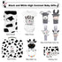 Set 0-6 iAOVUEBY Baby Shower Gifts, Baby Gift for Newborn, Black and White High Contrast Baby Montessori Toys Months