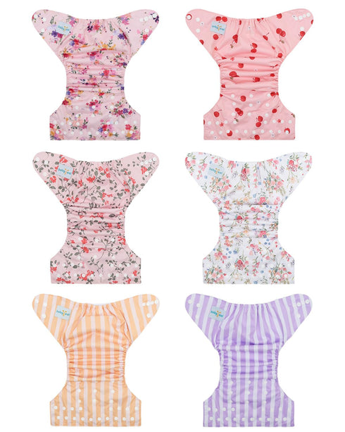 6 Pack Babygoal Cloth Diaper Covers