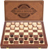 15 Inches Set (2 1) Packed -24 -2 Set AMEROUS Magnetic Wooden Chess & Checkers in - Folding Board -Gift Box Cherkers