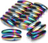 Amarlozn 18PCS Rattle Fidget Magnets Snake Eggs for Adults, Hand Roller Magnetic Oval Toy for Men, Compatible