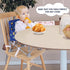 6-36 Portable Baby Chair, Folding Booster Seat with Tray for Dining Table Compact Camping Chair for Lawn Beach Travel