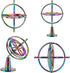 Gyroscope Toy Metal Anti Gravity Rotating Desk Gyroscope, Flying Motion Balance Physics Educational Training Gift