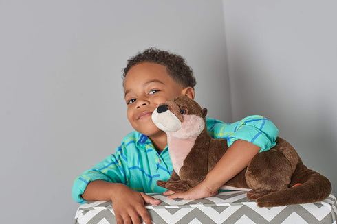 Wild Republic River Otter Plush Toy - Stuffed Animal Gift for Kids, Cuddlekins 12"