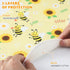 5 Pack 19"x9" Set SmoothNovelty Bee Pattern Baby Burp Cloths Soft Absorbent Burping Rags for Newborns Spit up Cloths